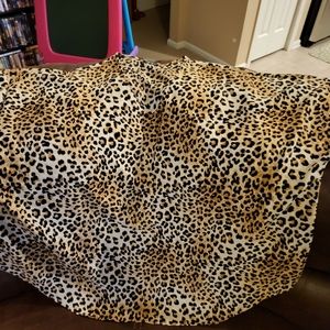 Over sized Cheetah Poncho blouse